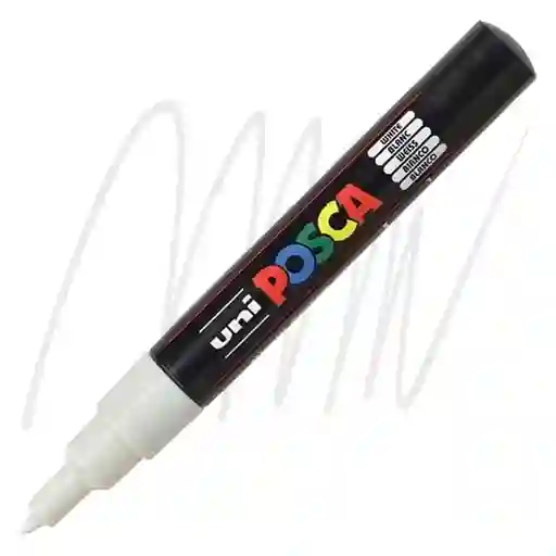 Marcador Posca Blanco 1m 0.7 Mm Unidad