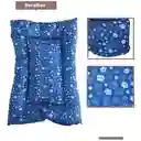 Colchoneta Relleno Peluche Huellitas 1x70