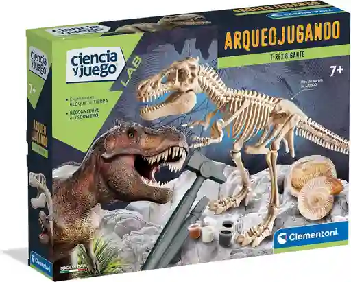 Juego Didáctico Arqueojugando T-rex Gigante Para Niños