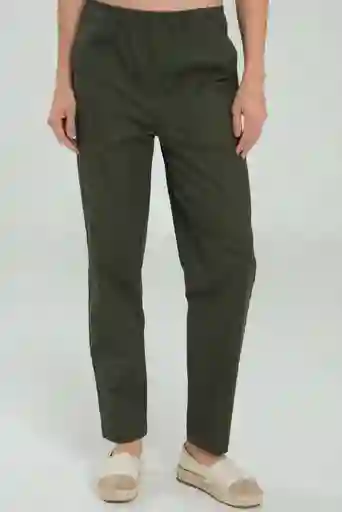 Pantalon Jogger Malta Color Verde Militar Talla 12