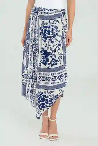 Falda Annina Color Azul Klain Talla 12
