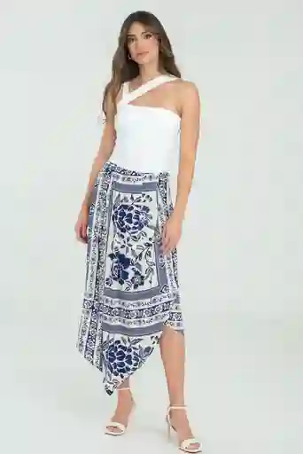 Falda Annina Color Azul Klain Talla 14