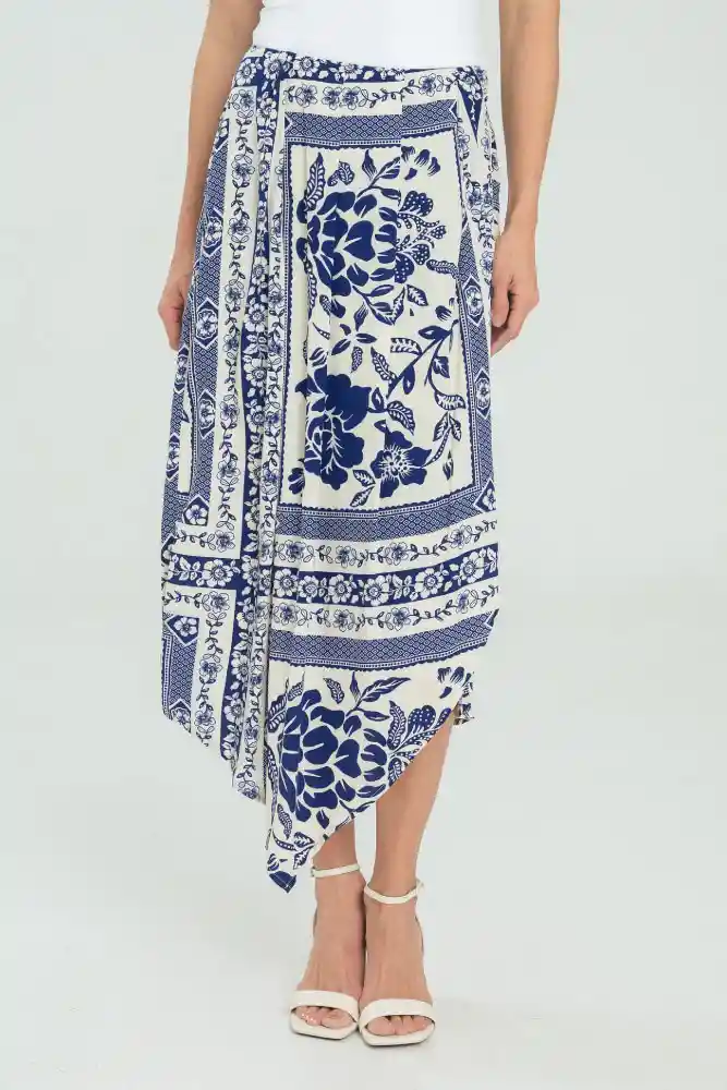 Falda Annina Color Azul Klain Talla 6