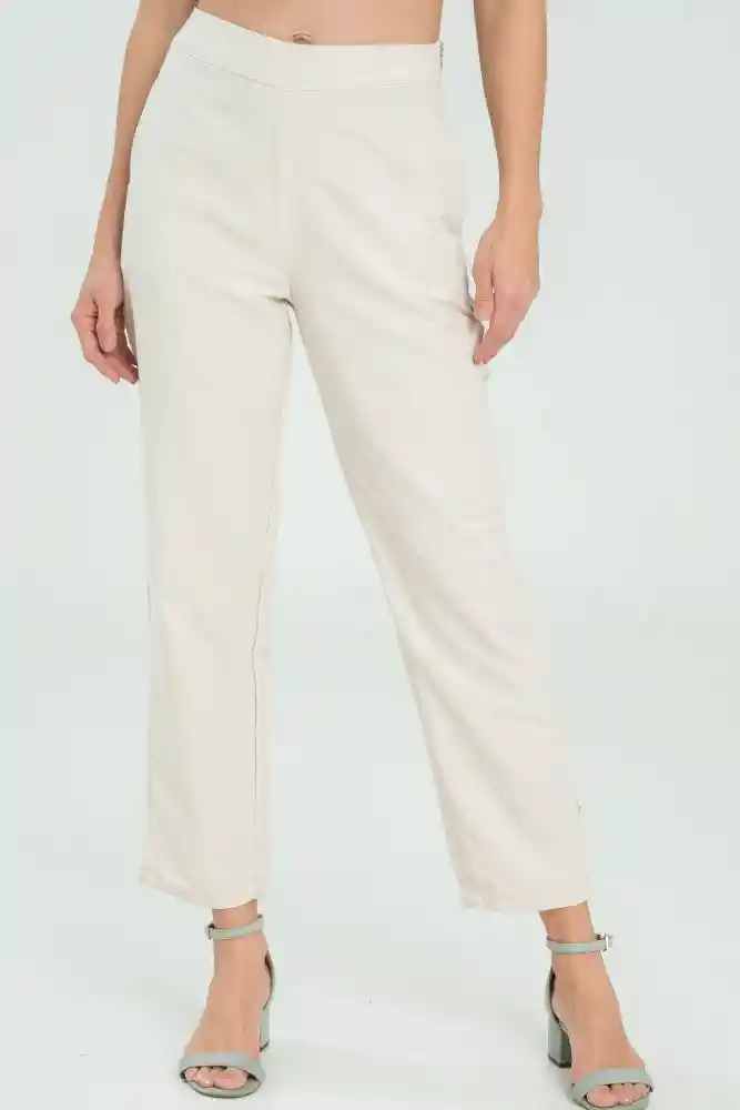 Pantalon Lisa Color Beige Talla 12