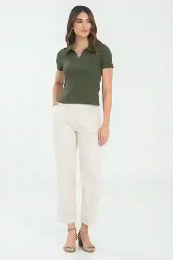 Pantalon Lisa Color Beige Talla 14