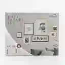 Portaretrato Expressions Set X8 52x45cm Blanco 80% Mdf 15% Vidrio