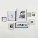 Portaretrato Expressions Set X8 52x45cm Blanco 80% Mdf 15% Vidrio