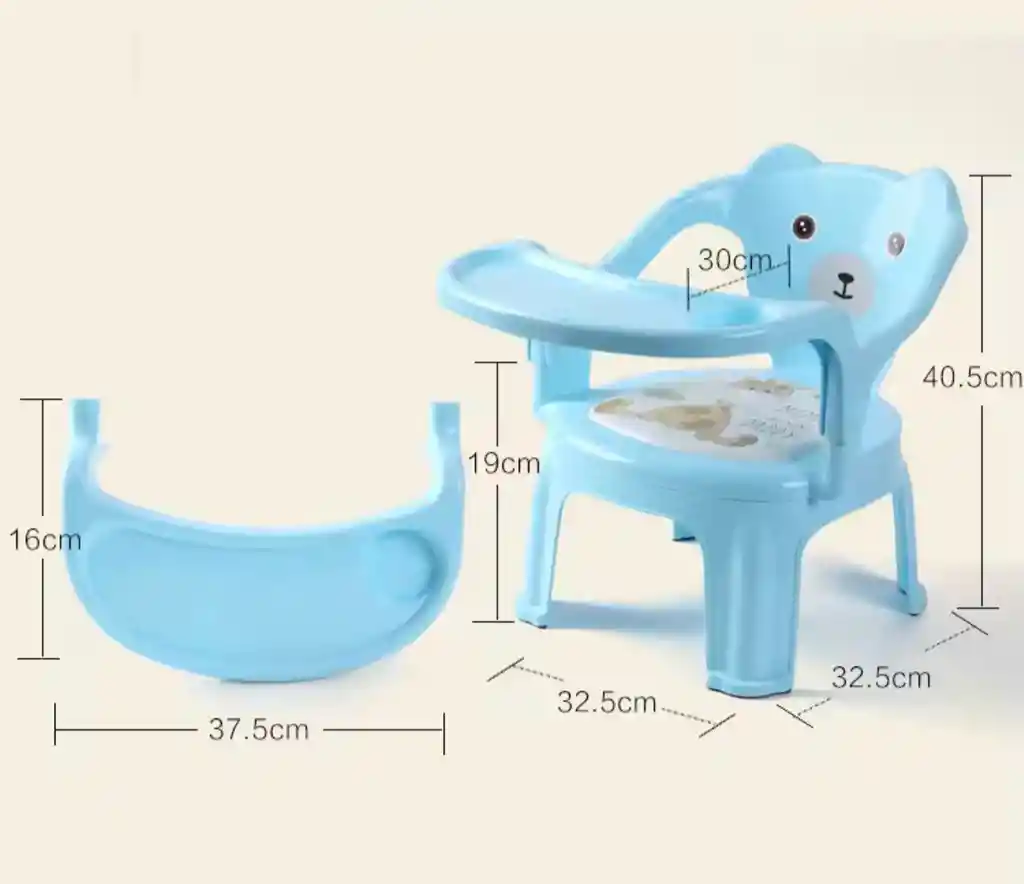 Silla Infantil De Comedor Con Rechinador Integrado Nuevo