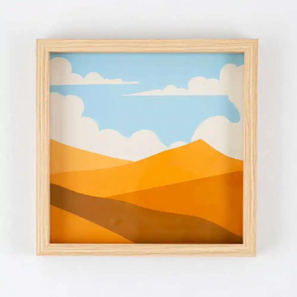 Portaretrato Expressions Set X4 21x21cm Madera 80% Mdf 15% Vidrio