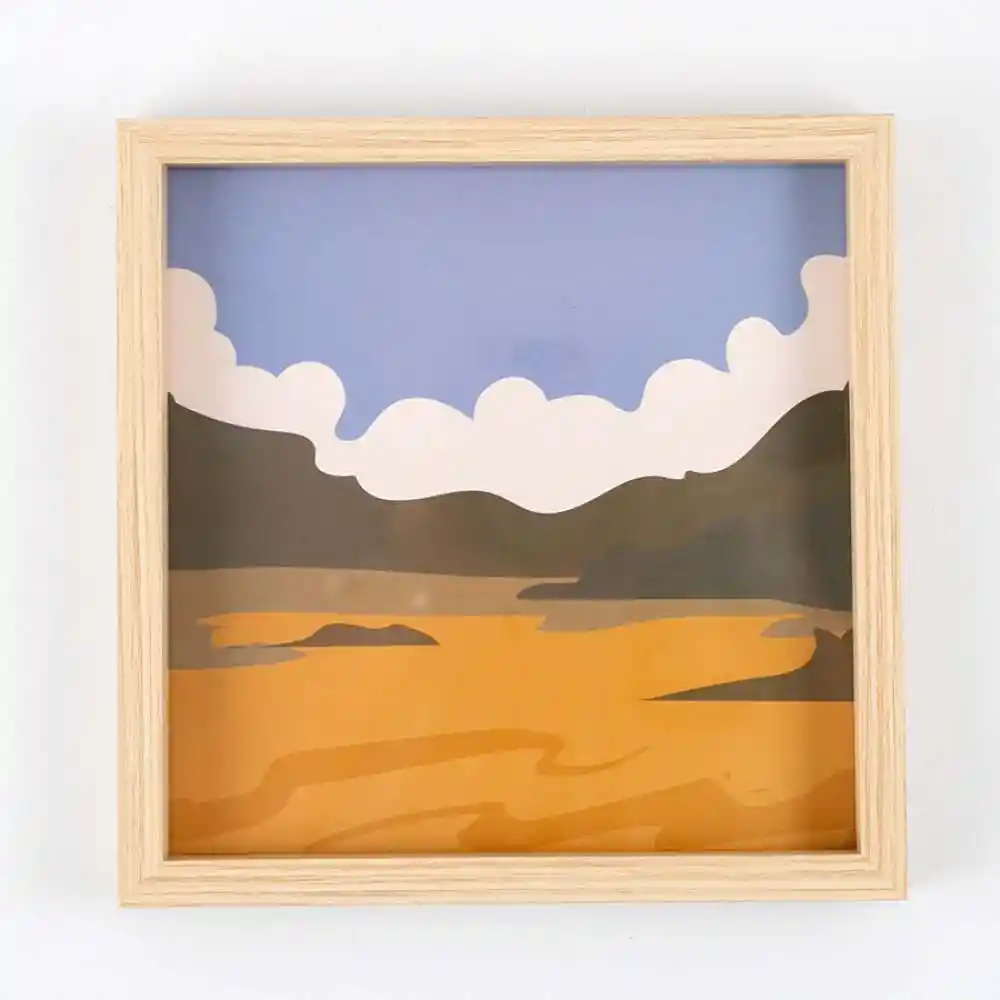 Portaretrato Expressions Set X4 21x21cm Madera 80% Mdf 15% Vidrio