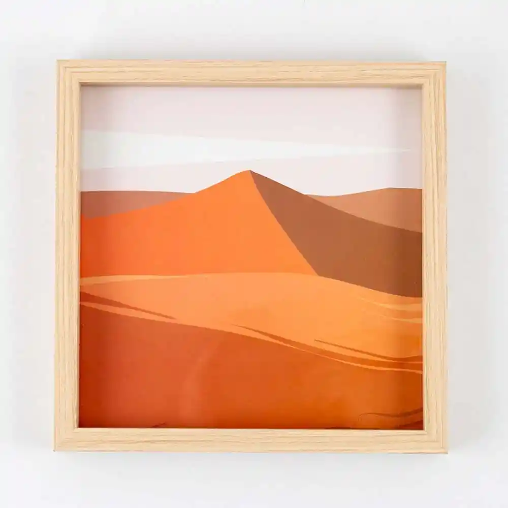Portaretrato Expressions Set X4 21x21cm Madera 80% Mdf 15% Vidrio
