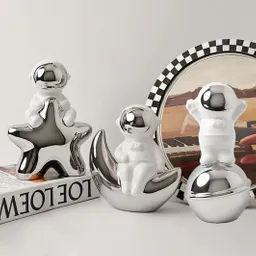 Decoración De Mesa En Cerámica Astronauta