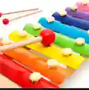 Juguete Musical Xilófono Marimba Infantil 8 Tonos Madera