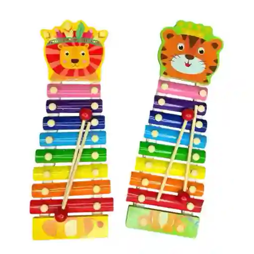 Juguete Musical Xilófono Marimba Infantil 8 Tonos Madera