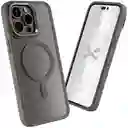 Estuche Matte Gris 16 Pro Max Magsafe Y Soporte