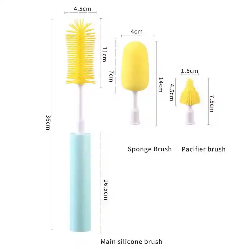 Kit De Cepillos Eléctrico Para Biberones De Bebes Nuevo