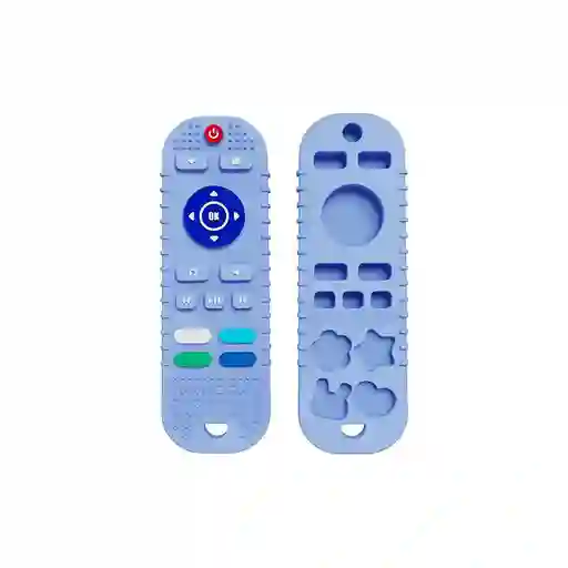 Mordedor Rasca Encías Sensorial Control Remoto Azul