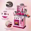 Juego De Cocina Little Chef Para Niñas Rosa Nuevo