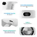 Ventilador De Mano Portátil Turbo Ajustable Recargable 3600