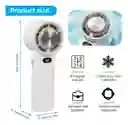 Ventilador De Mano Portátil Turbo Ajustable Recargable 3600