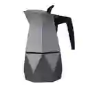 Cafetera Moka Con Mango De Madera 4 Tazas