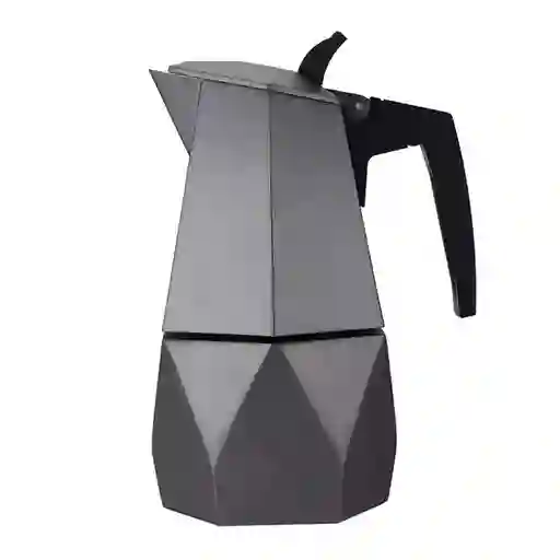 Cafetera Moka Con Mango De Madera 4 Tazas