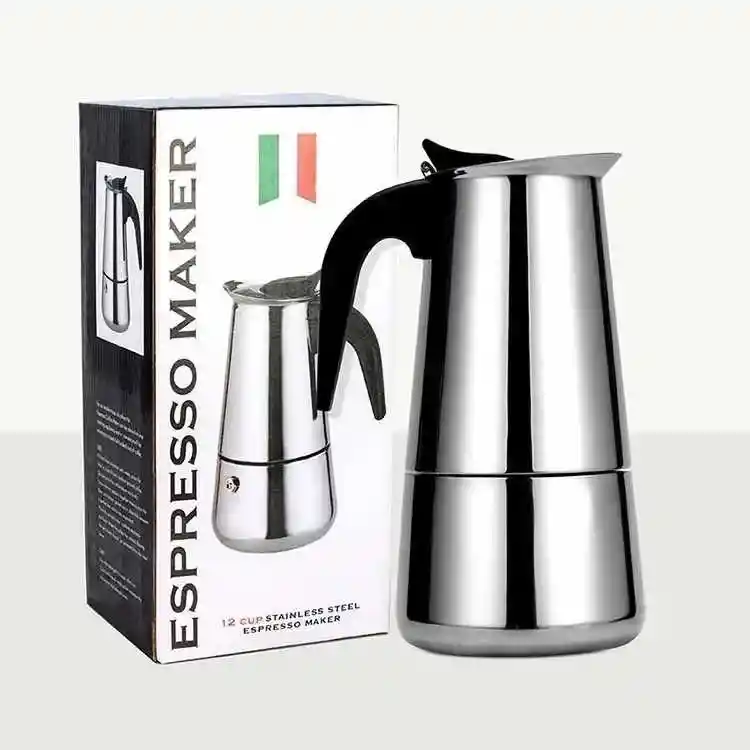 Cafetera Express En Acero Inoxidable 12 Tazas