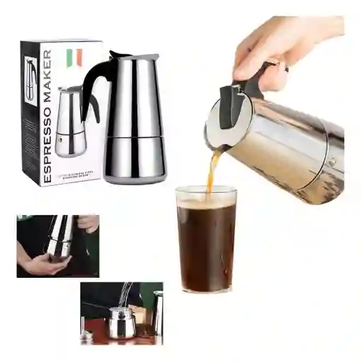 Cafetera Express En Acero Inoxidable 12 Tazas
