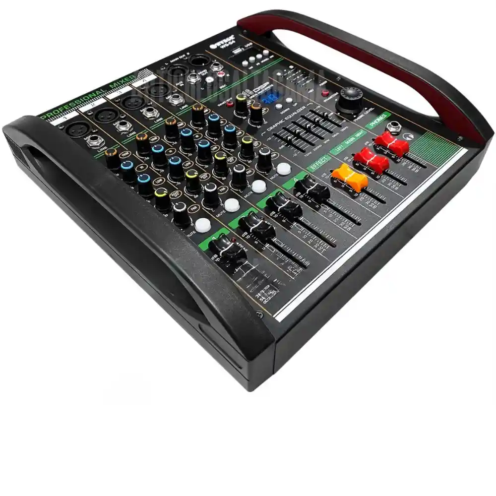 Consola Mixer Wvngr 4 Canales Phantom 48v Mezclador Bt