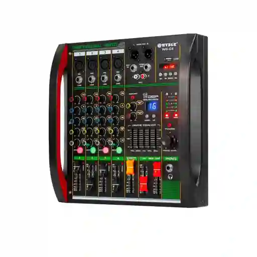 Consola Mixer Wvngr 4 Canales Phantom 48v Mezclador Bt