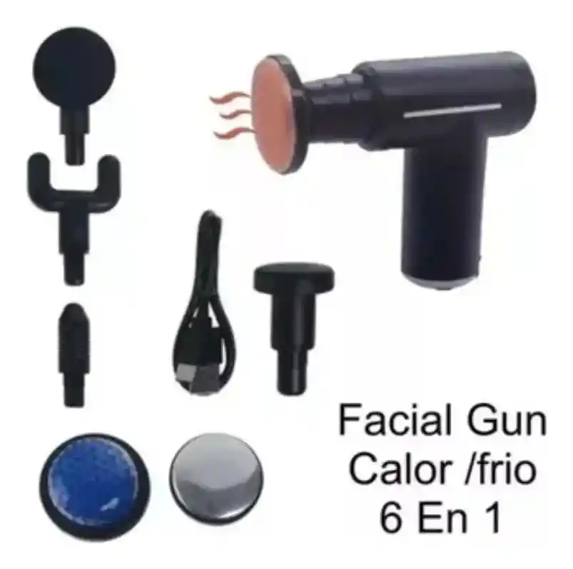 Masajeador Fascial Gun Con Frío Y Calor, Deporte Spa