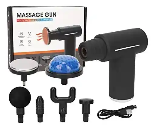 Masajeador Fascial Gun Con Frío Y Calor, Deporte Spa