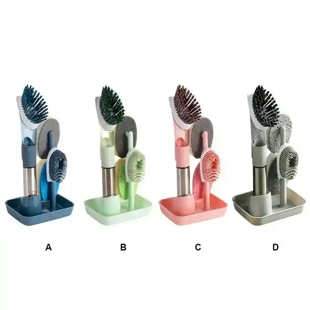 Set Cepillos De Limpieza 4 En 1