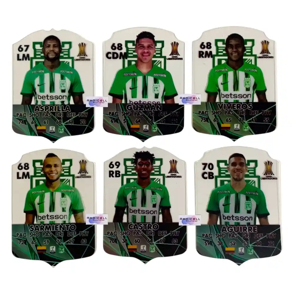 Cartas Fútbol Fifa Mobile Fc25 Jugadores Legend Nacional Set X 19