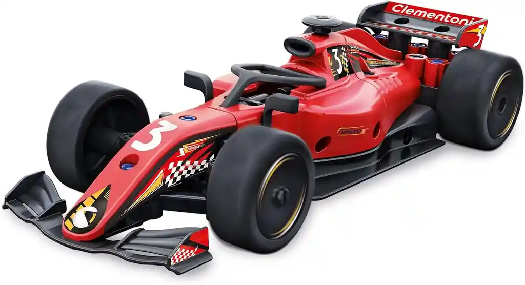 Juego De Construcción 2 En 1 Coche De Carreras Para Niños