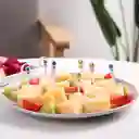 Set X8 Mini Palitos Fruta Postres Pincho Palillos Decorativo Fiesta Astronauta