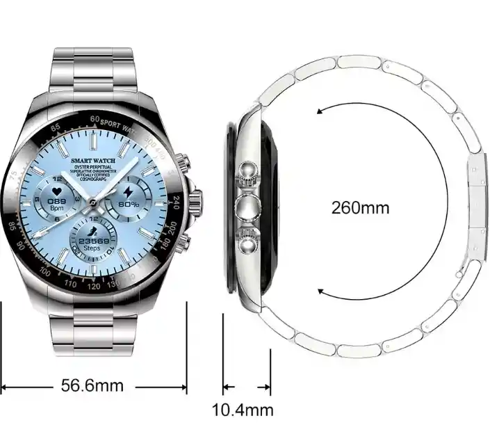 Reloj Smartwatch Sk9 Mobulaa Plateado