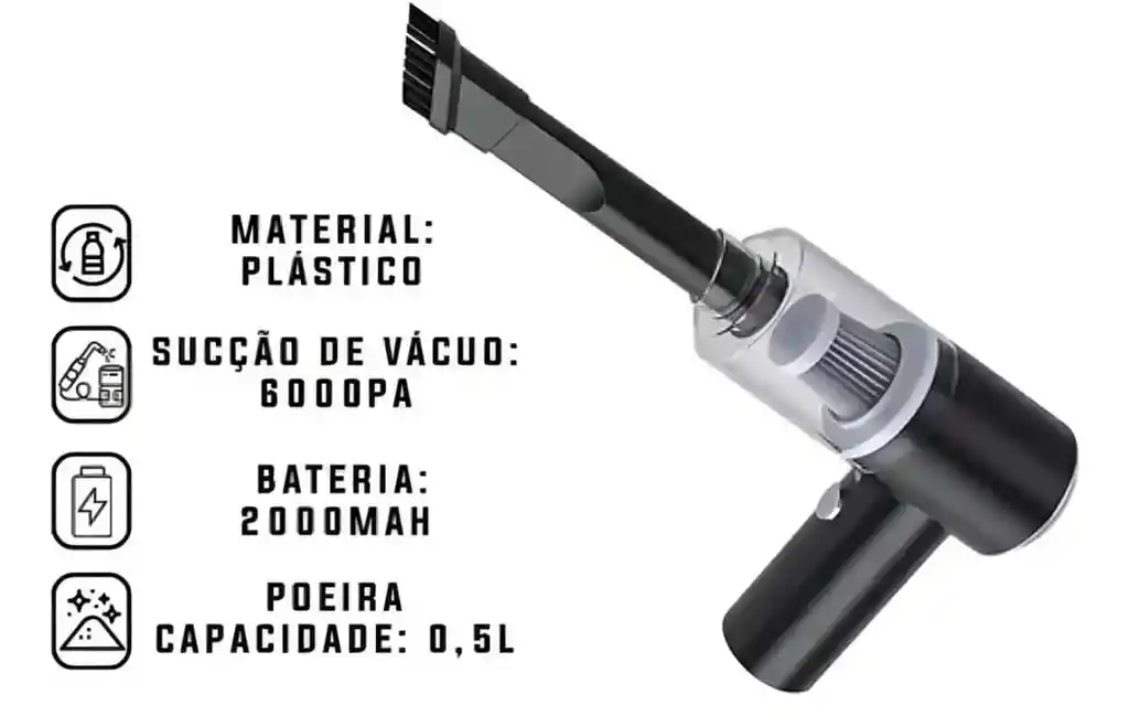 Mini Aspiradora Inalámbrica Vertical Genérica Usb
