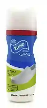 Betun Liquido Blanco, Para Zapatos 75ml - Platino