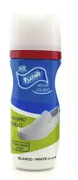 Betun Liquido Blanco, Para Zapatos 75ml - Platino