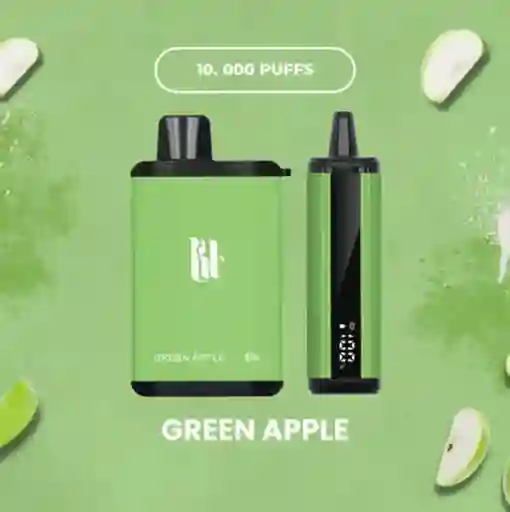 Vape Lit Green Apple 10.000 Puffs