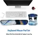 Apoyamuñecas Teclado Y Mouse Pad Memoria Ergonomica