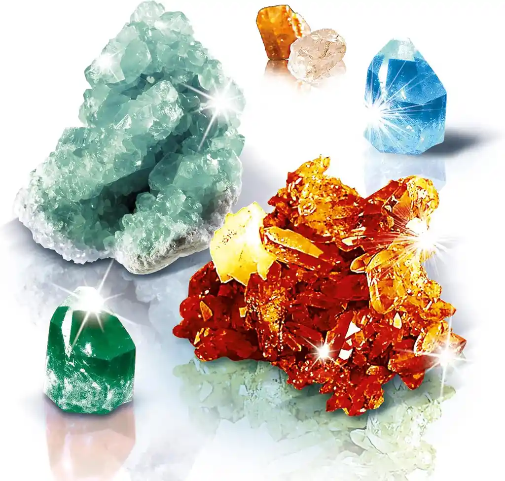 Juego Laboratorio Crea Cristales Brillantes Para Niños