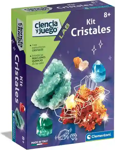Juego Laboratorio Crea Cristales Brillantes Para Niños