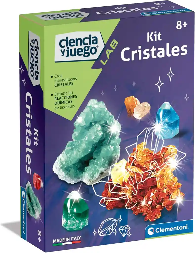 Juego Laboratorio Crea Cristales Brillantes Para Niños