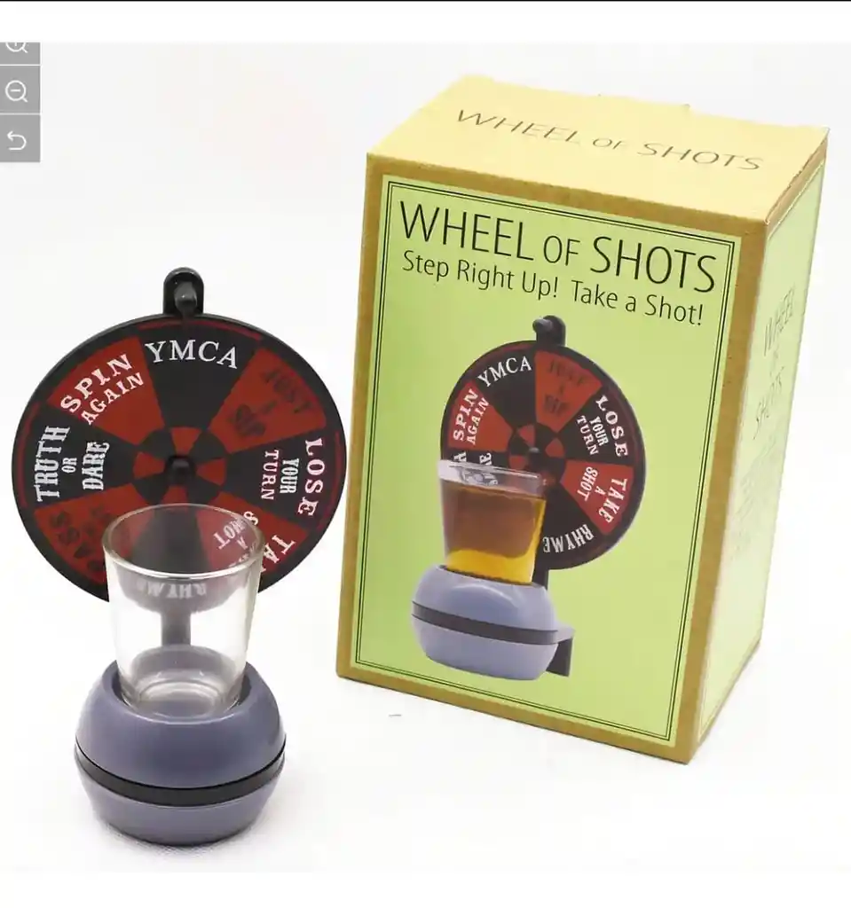 Ruleta Shots Bebidas Juego Mesa Adultos Penitencias