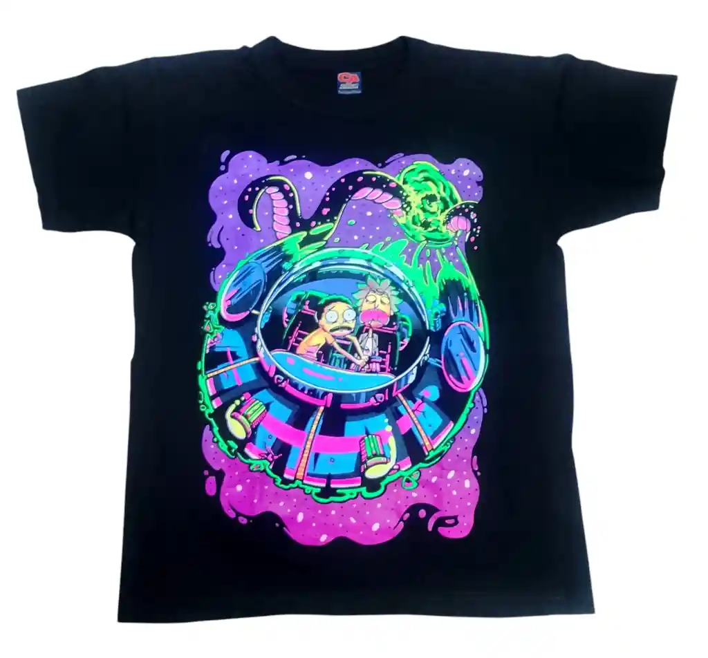 Camiseta Rick And Morty Camiseta Unisex Rick Neón