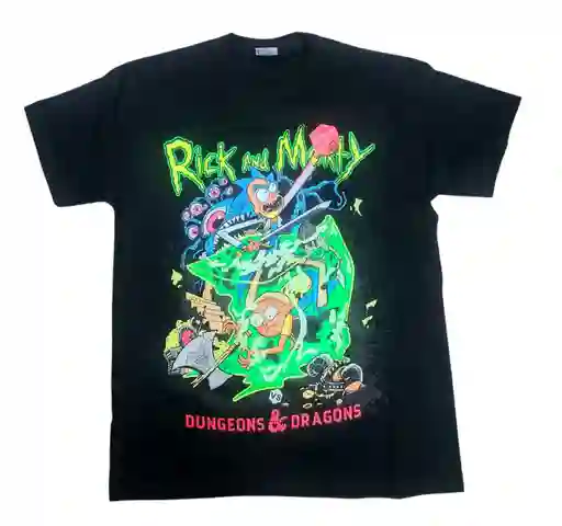 Camiseta Rick And Morty Camiseta Unisex Rick Neón