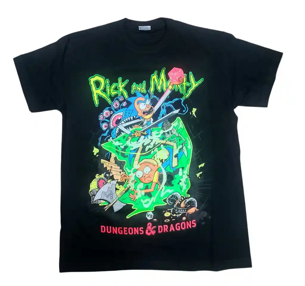 Camiseta Rick And Morty Camiseta Unisex Rick Neón