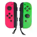 Control Joycon Rosa Verde Compatible Con Switch